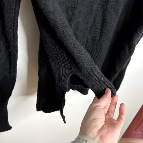 Anthropologie Black Cowl Neck Sweater - Picture 2 of 5